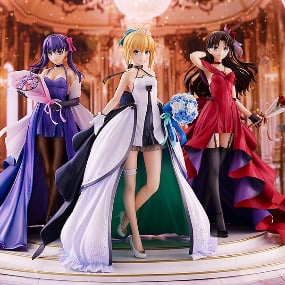 Saber, Rin Tohsaka and Sakura Matou - 15th Celebration Dress Ver. - Fate/Stay Night - Good Smile Company - Profil