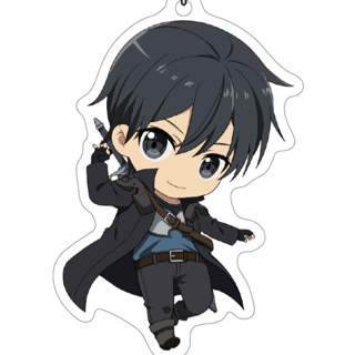 Kirito - Sword Art Online - Acrylanhänger - Axel Graphic Works - Profil