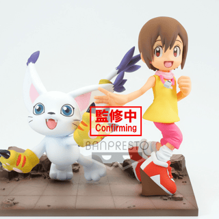 Kari / Hikari Yagami & Gatomon – DXF Adventure Archives Figur von Banpresto - Profil