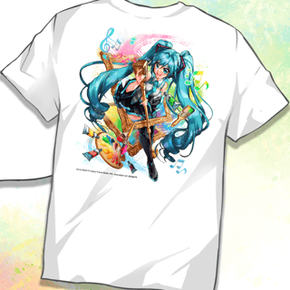 Hatsune Miku - Miku Expo 2024 - T-Shirt - Size L (Miku Standing) - Nashi