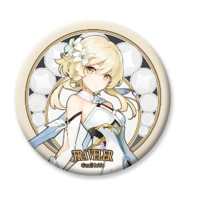 Traveler (Lumine) - Genshin Impact - Traveler Series Chara Can Badge