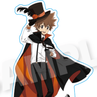 Tsunayoshi Sawada & Reborn - Reborn! - Acrylic Stand (Phantom Thieves Version) - Stella Notes - Profil