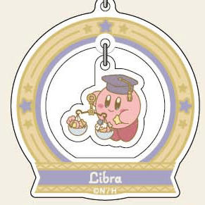 Kirby (Waage) - Kirby's Dream Land - Acrylanhänger (Horoscope Collection) - Bandai - Profil