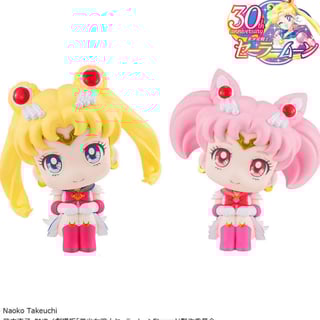 Super Sailor Moon & Super Sailor Chibi Moon LTD Ver. - Pretty Guardian Salior Moon Look Up - Megahouse