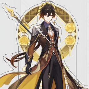 Zhongli - Genshin Impact - Liyue Harbor Series Chara Acrylic Stand / Acrylaufsteller - Profil