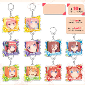 Zufällige Auswahl - The Quintessential Quintuplets Season 2 - Acryl Schlüsselanhänger - Bell Fine