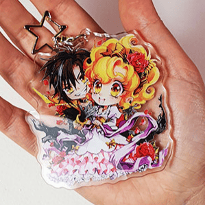 Juni and Verdun - acrylic keychain - Nashi