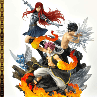 Natsu, Gray, Erza, Happy - Standard Version - Concept Masterline - Prisma Wing - Prime 1 Studio - Profil