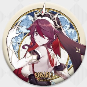Rosaria - Genshin Impact - Mondstadt Series Chara Tin Plate Badge - Profil