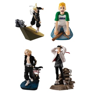Set (4 Figuren) - Tokyo Revengers -Toman Heroic Scenes - Petitrama Series - Megahouse