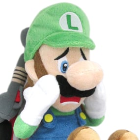 Luigi - Stroboblitz - Luigi's Mansion Plüschtier - Little Buddy Toys (18 cm) - Profil