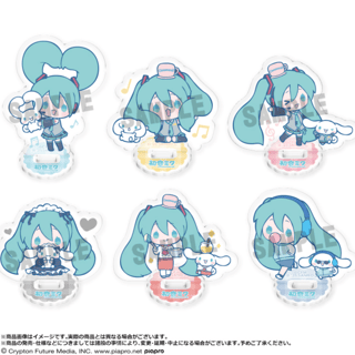 Random Selection - Hatsune Miku x Cinnamoroll - Mini Acrylic Stand - Anicraft