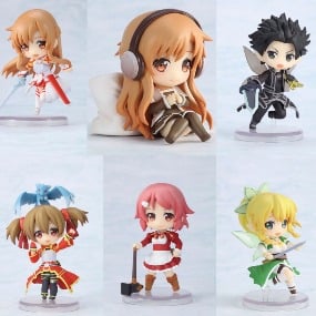  Komplettset - Sword Art Online Niitengo (6 Figuren) - Neuauflage - Profil