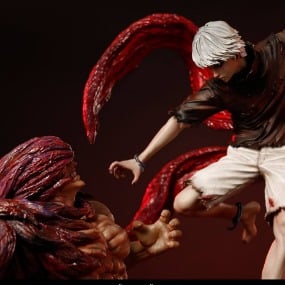 Ken Kaneki vs. Jason / Yakumo Oomori – Elite Fandom Statue (Figurama Collectors, Tokyo Ghoul, limitiert, LED, 1/6) - Profil