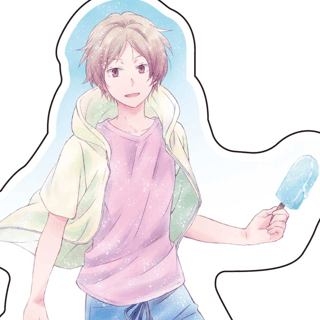 Natsume Takashi & Nyanko-sensei - Natsume Yuujinchou - Acrylic Stand (Original Illustration Vol.2) - Medicos Entertainment - Profil