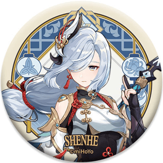 Shenhe - Button - Genshin Impact- miHoYo