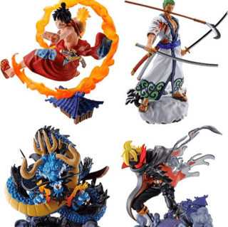 Set - Logbox Re:Birth Wano Kuni Vol. 1 - Megahouse (4 Figuren) - Neuauflage - Profil