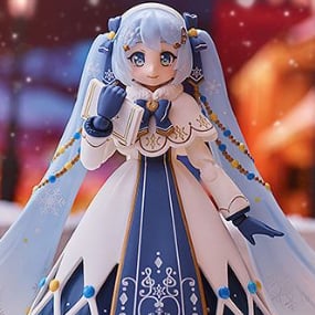 Figma EX-064 Hatsune Miku - Snow Miku Glowing Snow - Profil