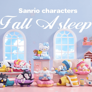 Zufällige Auswahl - Sanrio - Mini Figuren (Fall Asleep Series) - Pop Mart