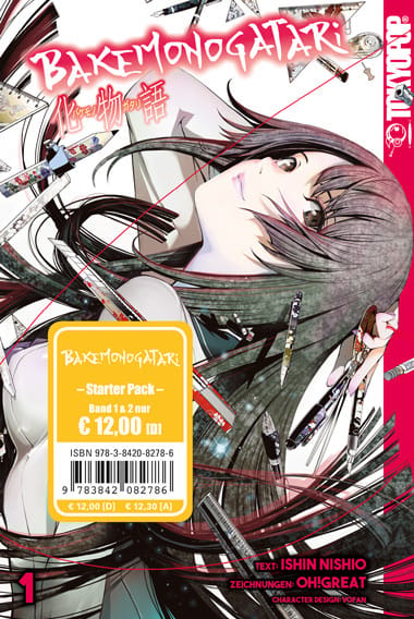 Bakemonogatari - Tokyopop - Starter Pack Band 1 & 2