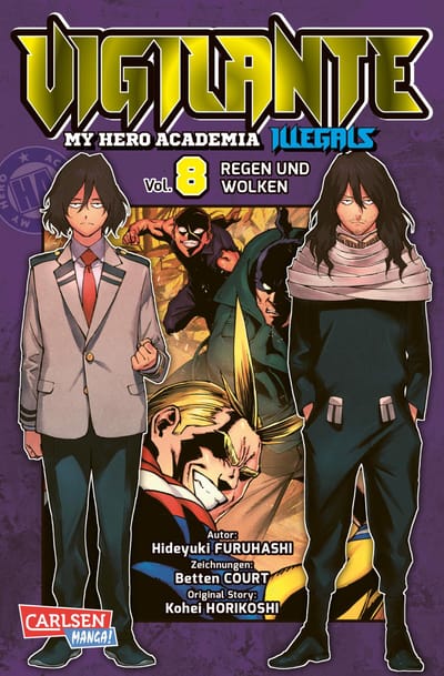 Vigilante My Hero Academia Illegals - Carlsen - Band 08