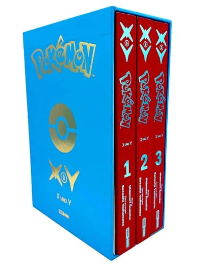 Pokémon - X and Y - Panini - Deluxe-Box mit Band 1-3
