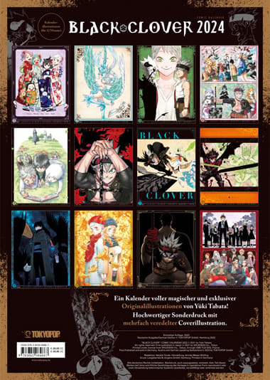 Black Clover - Tokyopop - Calendar 2024