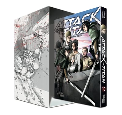 Attack on titan 10 Sammel Schuber