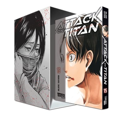Attack on titan 15 Sammel Schuber