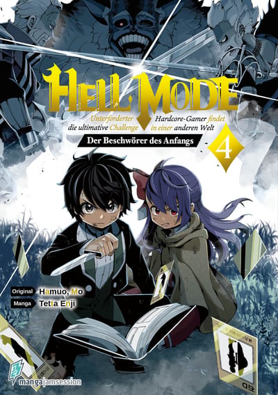 Hell Mode: Unterforderter Hardcore-Gamer findet die ultimative Challenge in einer anderen Welt - Der Beschwörer des Anfangs - Manga Jam Session - Band 04