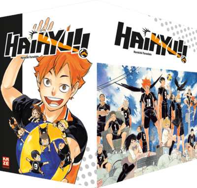 Haikyu!! Sammelbox 1 - Kaze - Band 01-10 im Schuber