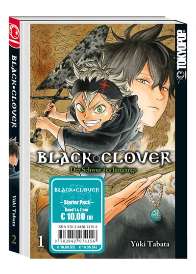 Black Clover - Tokyopop - Starter Pack (Vol. 1+2)