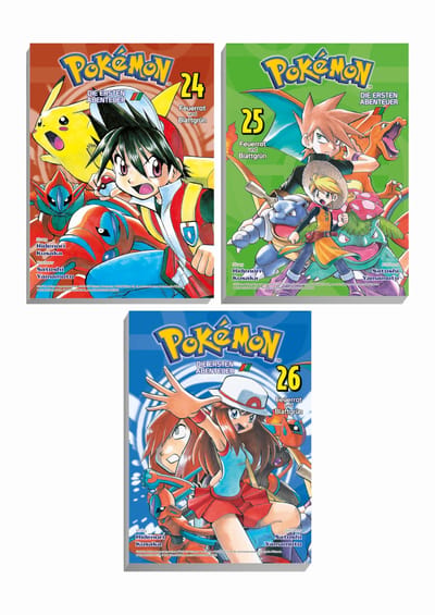Pokémon – Manga Pack 07: Bundle 7: FireRed and LeafGreen