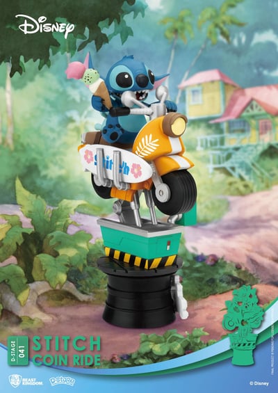 Stitch - Coin Ride - D-Stage - Beast Kingdom Toys (1)