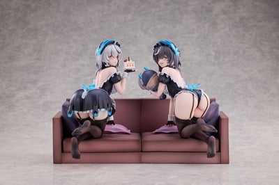 Snowbreak: Containment Zone - Cherno & Meursault Apprentice Maid 1/6 PVC Statue (Deluxe 2-Pack) - 18