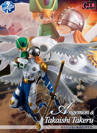 Angemon & Takeru (T.K. Takaishi) - Megahouse G.E.M. Statue Neuauflage - 6