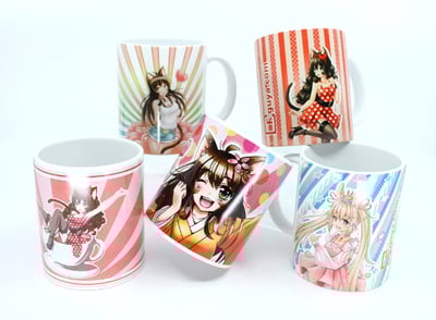 Figu-chan Pin-up-Girl Tasse - 3