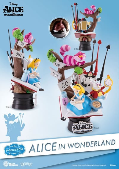 Alice in Wonderland - Disney Select Diorama - Beast Kingdom Toys - Re-Release - 2