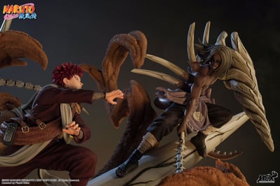 Gaara vs Kimimaro - Elite Dynamic Statue - Hex Collectibles (7)
