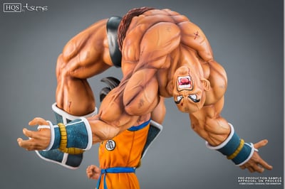 The Quiet Wrath of Son Goku (Son Goku and Nappa) – Limited HQS Statue Set with Enzan Showcase - 5