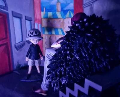 Corazon und Law · Trafalgar Law enfant & Corazon - One Piece P.O.P. Limited Edition par Megahouse
