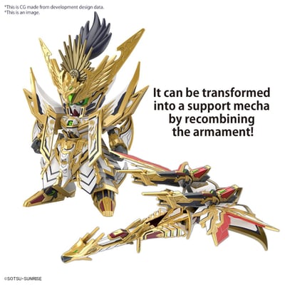 SDW Heroes Tenkamusodaishogun Gundam - Gundamworld Heroes - Model Kit - Bandai Spirits (1)