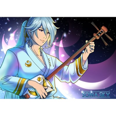 Sona Shamisen - Sona Sky - Poster - Min-rotic Art.jpeg