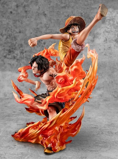 Monkey D. Ruffy & Puma D. Ace - Bond Between Brothers 20th Limited - POP - Portrait Of Pirates Maximum - Megahouse (3)