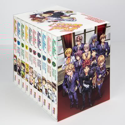 Food Wars - Shokugeki No Soma - Carlsen - Band 001 - 10 im Sammelschuber mit Extra - 10