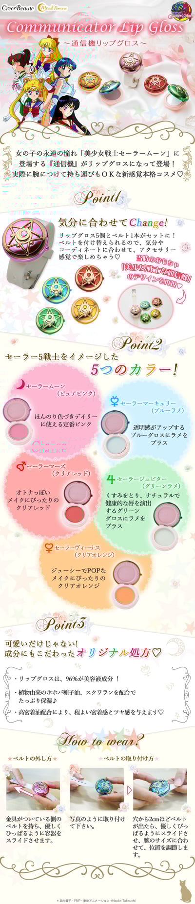 Kommunikator Lipgloss - Set - 3