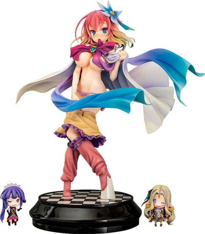 Stephanie Dola with Chibi Feel Nilvalen & Kurami Zell – No Game No Life – Phat! 1/7 Scale Figure - 3