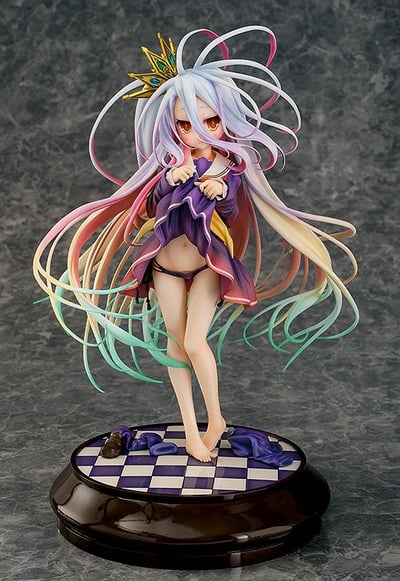 Shiro - Tuck Up Version avec Chibi Tet - Phat Company - Figurine 1/7 No Game No Life - 3