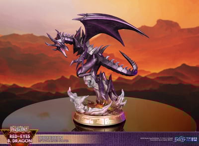 Rotäugiger schwarzer Drache - Violette Edition - First 4 Figures Yu-Gi-Oh! PVC Figur (15)