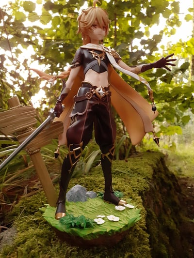 What about we explore that area ahead of us later?  · Traveler / Aether - Kotobukiya